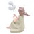 FIGURA DECORATIVA BONECA COM BALÕES DE RESINA 8CM X 9CM X 12CM - WOLFF - Imagem 3