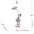 FIGURA DECORATIVA BONECA COM BALÕES 10CM X 32CM - WOLFF - Imagem 2