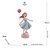 FIGURA DECORATIVA BONECA COM BALÃO VERMELHO 13CM X 8CM X 22CM - WOLFF - Imagem 2