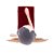 FIGURA DECORATIVA BONECA CINZA COM ASAS DOURADAS DE RESINA 8CM X 8CM X 23CM - WOLFF - Imagem 2