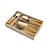 FAQUEIRO 24 PEÇAS DE AÇO INOX COM CABO DE PLÁSTICO BAMBU DOURADO - BON GOURMET - Imagem 1
