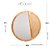 ESPELHO DE MADEIRA COM SISAL PINUS 60CM - WOODART - Imagem 2