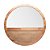 ESPELHO DE MADEIRA COM SISAL PINUS 60CM - WOODART - Imagem 3