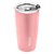 COPO TÉRMICO DE AÇO INOX PAREDE DUPLA COM TAMPA ROSÉ 600ML - WOLFF - Imagem 1
