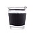 COPO DE VIDRO COM CINTA EM SILICONE PRETO 350ML - WOLFF - Imagem 3