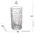 COPO ALTO DE CRISTAL PALM TREE 360ML - WOLFF - Imagem 2