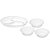 CONJUNTO PETISQUEIRA E 3 BOWLS DE CRISTAL PEARL - WOLFF - Imagem 1