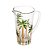 CONJUNTO JARRA COM 6 COPOS DE CRISTAL PALM TREE HANDPAINT - WOLFF - Imagem 3