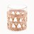 CONJUNTO DE 4 COPOS BAIXOS DE VIDRO COM SISAL 320ML - WOLFF - Imagem 1