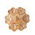 CONJUNTO 6 XÍCARAS DE CAFÉ DE CRISTAL COM PIRES E SUPORTE EM MADEIRA PINUS CORAÇÃO 75ML - WOODART - Imagem 4