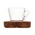 CONJUNTO 6 XÍCARAS DE CAFÉ COM PIRES EM MADEIRA LIPTUS CORAÇÃO 75ML - WOODART - Imagem 4