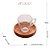 CONJUNTO 6 XÍCARAS DE CAFÉ COM PIRES EM MADEIRA LIPTUS 75ML - WOODART - Imagem 2