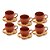 CONJUNTO 6 XICARAS DE CAFÉ COM PIRES DE MADEIRA PINUS 90ML - WOODART - Imagem 1