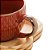 CONJUNTO 6 XICARAS DE CAFÉ COM PIRES DE MADEIRA PINUS 90ML - WOODART - Imagem 5