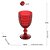 CONJUNTO 6 TAÇAS DE ÁGUA DE VIDRO ROMAN VERMELHO 345ML - WOLFF - Imagem 2