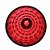 CONJUNTO 6 TAÇAS DE ÁGUA DE VIDRO ROMAN VERMELHO 345ML - WOLFF - Imagem 5