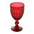 CONJUNTO 6 TAÇAS DE ÁGUA DE VIDRO GREEK VERMELHO 345ML - WOLFF - Imagem 1