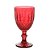 CONJUNTO 6 TAÇAS DE ÁGUA DE VIDRO GREEK VERMELHO 345ML - WOLFF - Imagem 3