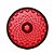 CONJUNTO 6 TAÇAS DE ÁGUA DE VIDRO GREEK VERMELHO 345ML - WOLFF - Imagem 5