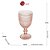 CONJUNTO 6 TAÇAS DE ÁGUA DE VIDRO BRAND ROSA 345ML - WOLFF - Imagem 2