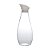 PRATO DE CRISTAL MARTELADO PARA SOBREMESA PETRA ÂMBAR 20CM - LYOR - Imagem 2