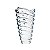 ORGANIZADOR QUADRADO DE MÁRMORE TERRAZO COM TAMPA BRANCO 8CM X 8CM X 6,5CM - LYOR - Imagem 3