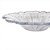 MINI PETISQUEIRA DE VIDRO MARGARIDA AZUL METALIZADO 13CM X 3CM - LYOR - Imagem 1