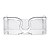 MANTEIGUEIRA DE CRISTAL MARTELADO COM TAMPA PETRA 17CM X 10,5CM X 10CM- LYOR - Imagem 3