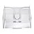 MANTEIGUEIRA DE CRISTAL MARTELADO COM TAMPA PETRA 17CM X 10,5CM X 10CM- LYOR - Imagem 1