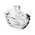 GARRAFA TÉRMICA DE PLÁSTICO BASIC BRANCA 300ML - LYOR - Imagem 1