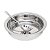 COPO ALTO DE VIDRO COM FIO DE OURO DIAMOND 350ML - LYOR - Imagem 1