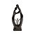 CONJUNTO 6 FACAS DE CHURRASCO DE AÇO INOX BAMBU ELEGANT CHAMPANHE 22,3CM - LYOR - Imagem 1