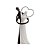 CONJUNTO 6 COLHERES DE CHÁ DE AÇO INOX BAMBU ELEGANT PRETA 12,5CM - LYOR - Imagem 2