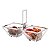 CONJUNTO 4 LUGARES AMERICANO DE PLÁSTICO SUSSEX ROSÉ 38CM - LYOR - Imagem 2