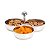 CONJUNTO 4 LUGARES AMERICANO DE PLÁSTICO SUSSEX PRATA 38CM - LYOR - Imagem 3