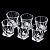 CONJUNTO 3 PETISQUEIRAS COM BANDEJA DE BAMBU 33CM X 25CM X 4CM - LYOR - Imagem 4