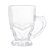 CONJUNTO 3 CANECAS DE CAFÉ DE VIDRO FAYROUZ 90ML - LYOR - Imagem 1
