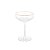 CONJUNTO 2 TAÇAS DE CRISTAL COUPE MARTELADO COM FIO DE OURO PETRA - LYOR - Imagem 2