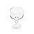 BOWL DE VIDRO OPALINO DIWALI BRANCO 18CM X 8CM - LYOR - Imagem 1