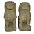 ESCULTURA CAES DE FO PEDRA VULCANICA CONJUNTO COM 2 IMPORTADO INDONESIA A80CM - Imagem 2