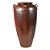 VASO VIETNAMITA DE CERAMICA IMPORTADO ROMA COBRE D56XA116CM - Imagem 1