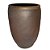 VASO VIETNAMITA DE CERAMICA IMPORTADO BRUXELAS BLACK CLAY D72XA106CM - Imagem 2
