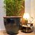 VASO RUSTICO DE CERAMICA IMPORTADO MARROCOS VERDE EXTRA D91XA84CM - Imagem 4