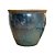 VASO RUSTICO DE CERAMICA IMPORTADO MARROCOS VERDE EXTRA D91XA84CM - Imagem 1