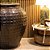 VASO RUSTICO DE CERAMICA IMPORTADO INGLATERRA MARROM EXTRA D70XA85CM - Imagem 4