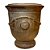 VASO VIETNAMITA DE CERAMICA IMPORTADO FRANCA BRONZE D60XA64CM - Imagem 1