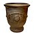 VASO VIETNAMITA DE CERAMICA IMPORTADO FRANCA BRONZE D60XA64CM - Imagem 2