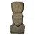 ESCULTURA BUSTO BUDA COM VASO PEDRA VULCANICA IMPORTADO INDONESIA A80CM - Imagem 1