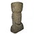 ESCULTURA BUSTO BUDA COM VASO PEDRA VULCANICA IMPORTADO INDONESIA A80CM - Imagem 2