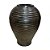 VASO PARA FONTE VIETNAMITA CERAMICA IMPORTADO PEQUIM GRAFITE D64XA86CM - Imagem 2